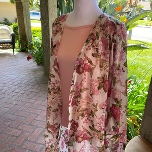 2-pc Pink Floral Camisole